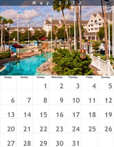 May 2012 8.5x11 Calendar
